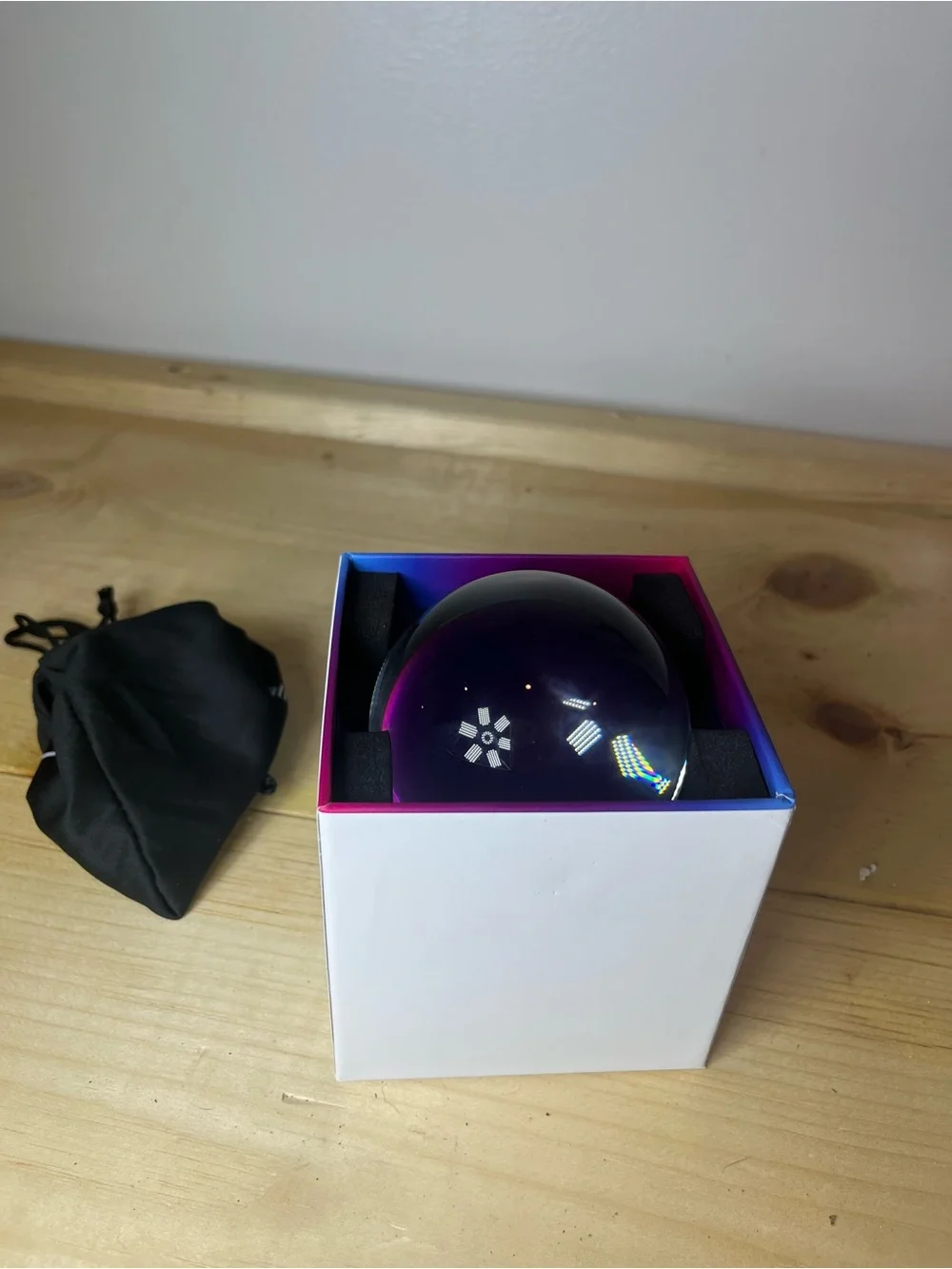 Lensball 80mm Crystal Photography Ball with Original Box & Protective Pouch